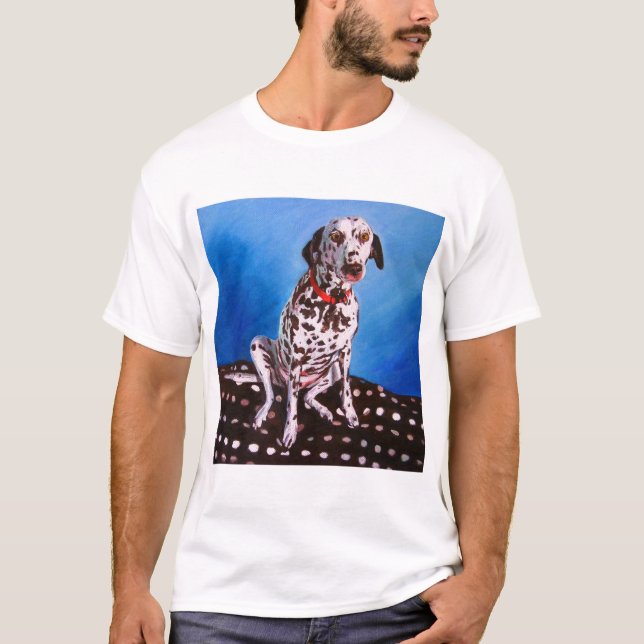T-shirts Dalmatian no coxim manchado 2011 (Frente)