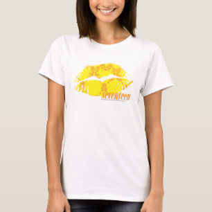 T-shirts Damasco amarelo alaranjado