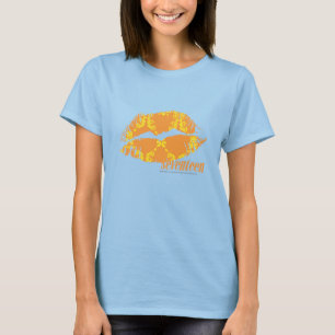 T-shirts Damasco laranja-amarelo