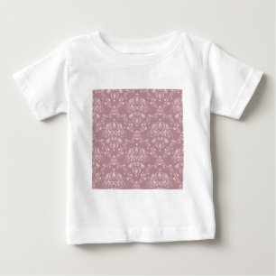T-shirts Damasco roxo e branco