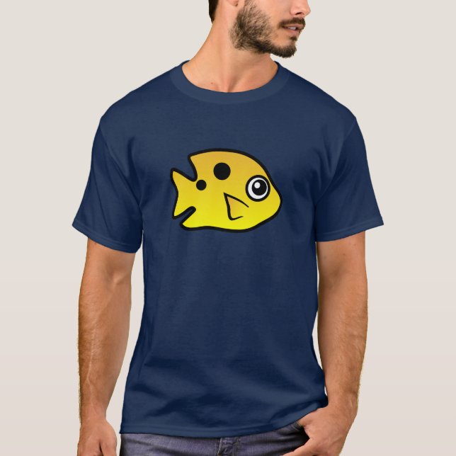 T-shirts Damselfish bonito de Threespot (Frente)