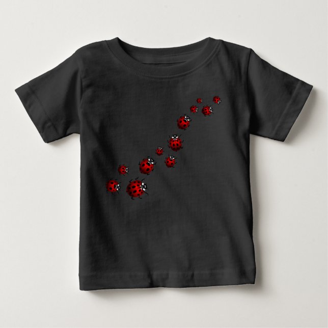 T-shirts Damybug Baby Shirts e Ladybug Bebê presentes (Frente)