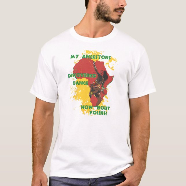 T-shirts Dança africana (Frente)