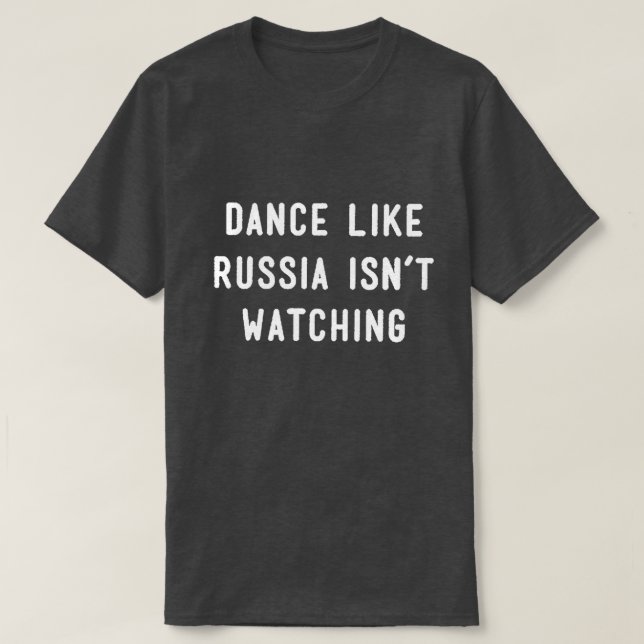 T-shirts Dança como... (Frente do Design)