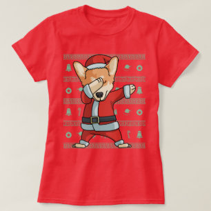 T-shirts Dança de toque ligeiro da solha do Natal do
