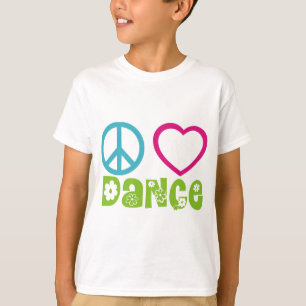 T-shirts Dança do amor da paz