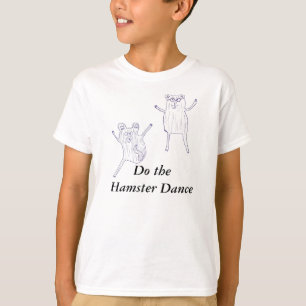 T-shirts dança do hamster,