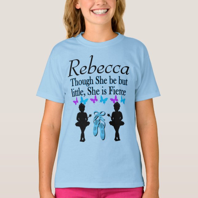 T-SHIRTS DANÇADOR DE BALÉ MAIS PEQUENO, MAS FIÉRCIO, PERSON (Frente)