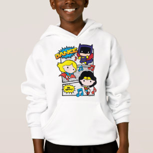 T-shirts Dançando Heróis Chibi