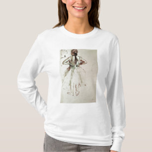 T-shirts Dançarino de Edgar Degas   visto da parte traseir
