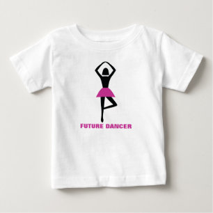 T-shirts Dançarino futuro, preto da bailarina, costume do