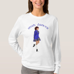 T-shirts Dançarino Irlandês - Azul