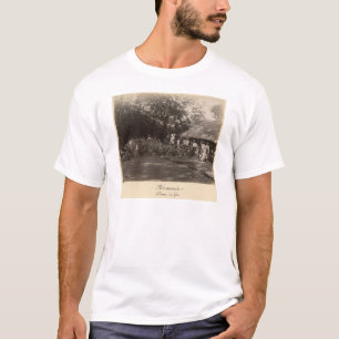 T-shirts Dançarinos Burmese que comemoram, Burma