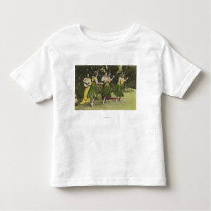 T-shirts Dançarinos de HawaiiHula em ColorHawaii