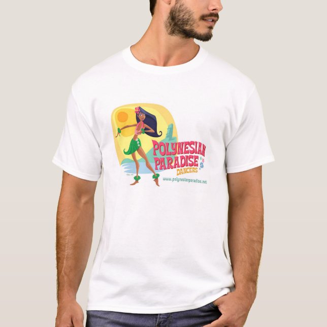 T-shirts Dançarinos polinésios do paraíso (Frente)