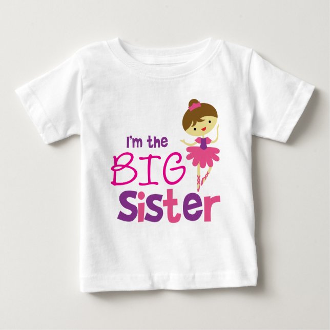 T-shirts Dance Balé Big Sister (Frente)