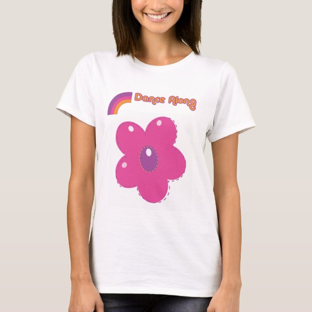 T-shirts dancealong_front_ladies_flower5 (Frente)