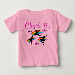 T-SHIRTS DANCER PERSONALIZADO DREAMS TUTU