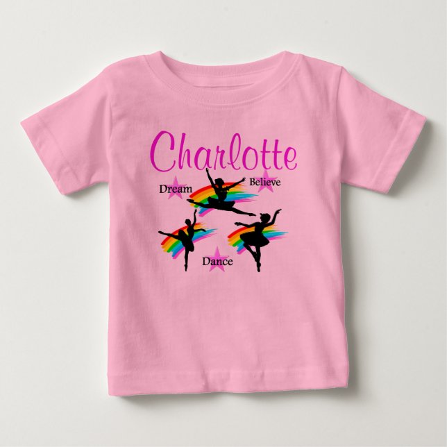 T-SHIRTS DANCER PERSONALIZADO DREAMS TUTU (Frente)