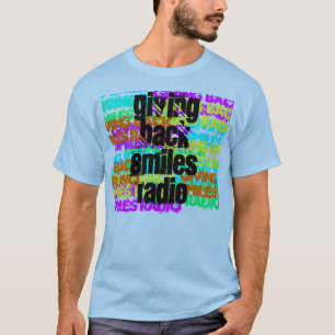 T-shirts Dando para trás sorri rádio, dando para trás so