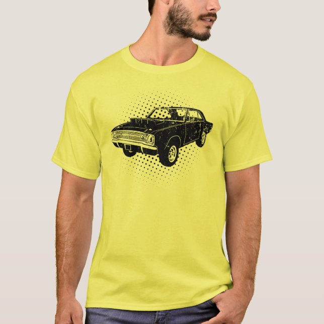 T-shirts Dardo de 1968 Dodge Hurst Hemi (Frente)