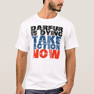 T-shirts Darfur está morrendo, tome medidas agora
