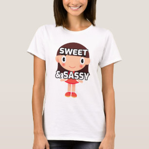 T-SHIRTS DAS MENINAS DOCES E SEGURAS