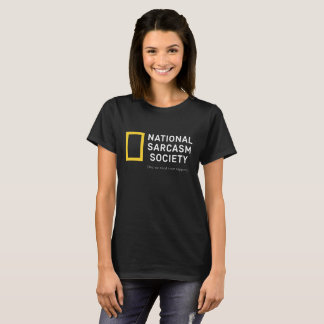 T-shirts Das mulheres engraçadas do humor da sociedade