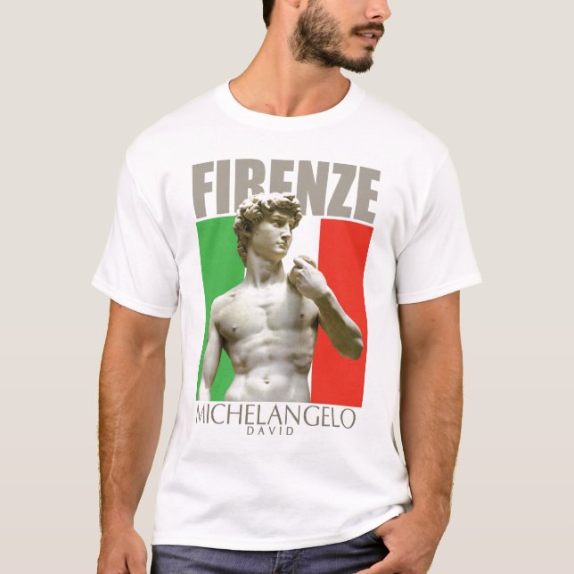 T-shirts David do Tshirt de Michelangelo (Frente)