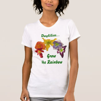 T-shirts Daylily Cultiva o Arco-íris