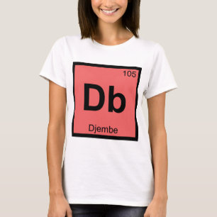 T-shirts Db - Djembe Music Chemistry Símbolo de Mesa Peri