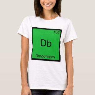 T-shirts Db - Dragonborn Funny Chemistry Element Symbol Tee
