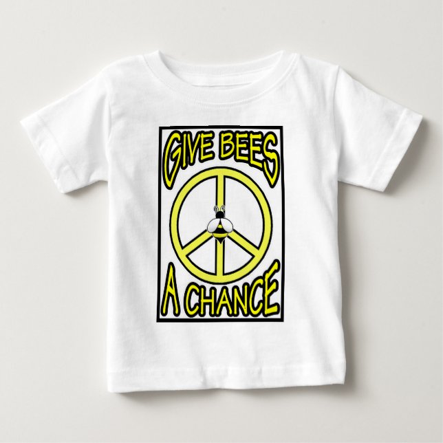T-shirts Dê a abelhas uma possibilidade (Frente)