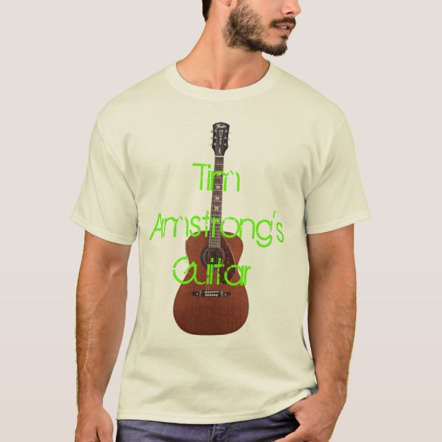 T-shirts De "A guitarra Tim Armstrong" (t-shirt) (Frente)