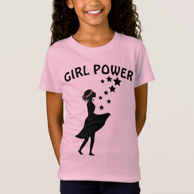 T-SHIRTS DE ALIMENTAÇÃO PARA GAROTAS (Frente)