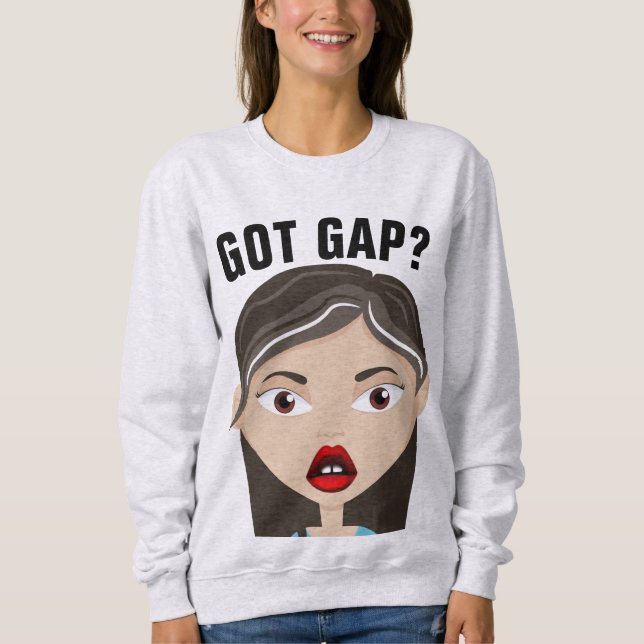 T-Shirts de Arte de GAROTA CUTA DE TOOTH (Frente)