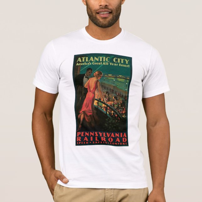 T-shirts ~ de Atlantic City todo o recurso do ano (Frente)