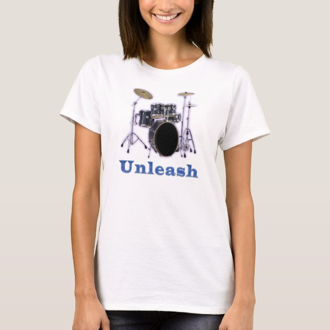 t-shirts de baterista (Frente)
