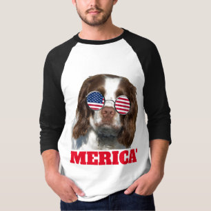 T-Shirts de Cachorro Patriótico