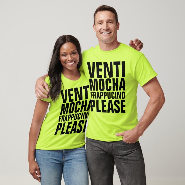 T-shirts DE CAFÉ DE VENTI MOCHA FRAPPUCINO (Unissex)