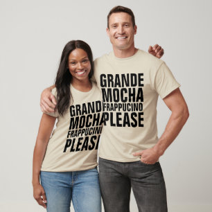 T-shirts DE CAFÉ GRANDE MOCHA FRAPPUCINO