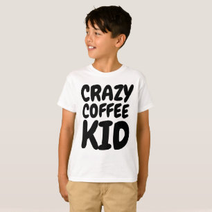 T-shirts DE CAFÉ LOUCO, Crianças
