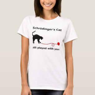 T-shirts De "camisa do gato Schrödinger" (luz)