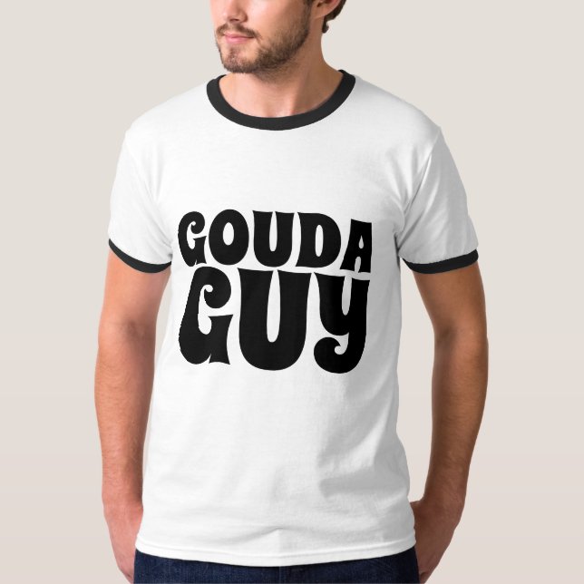 T-SHIRTS DE CARA GOUDA (QUEIJO) (Frente)