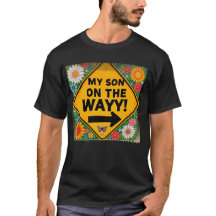 t-shirts de casal com bebê a caminho