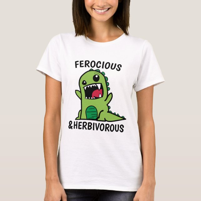 T-shirts de cerâmica fria e herbácea (Frente)