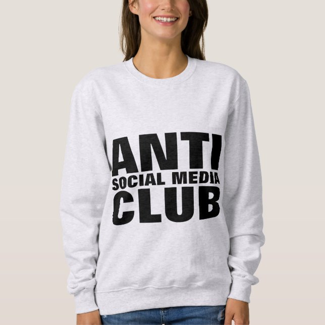 T-SHIRTS DE CLUB DE MÍDIA ANTISOCIAL (Frente)