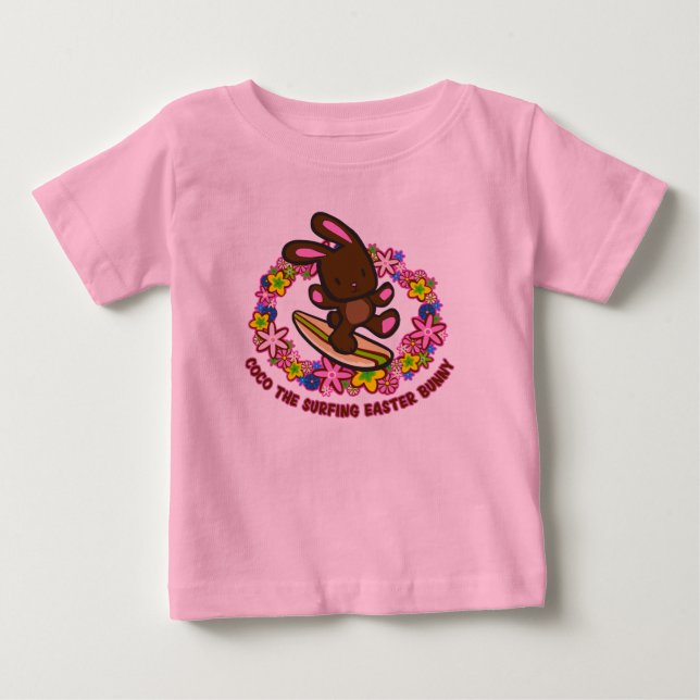 T-Shirts de coelhinhos de montanha para surfe de c (Frente)