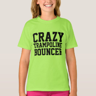 T-shirts DE CRIANÇAS DE ARMADILHA DE TRAMPOLINA L