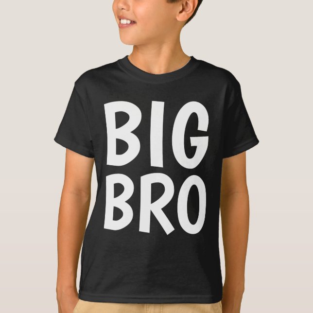 T-shirts de crianças IRMÃS DO BIG BRO (Frente)